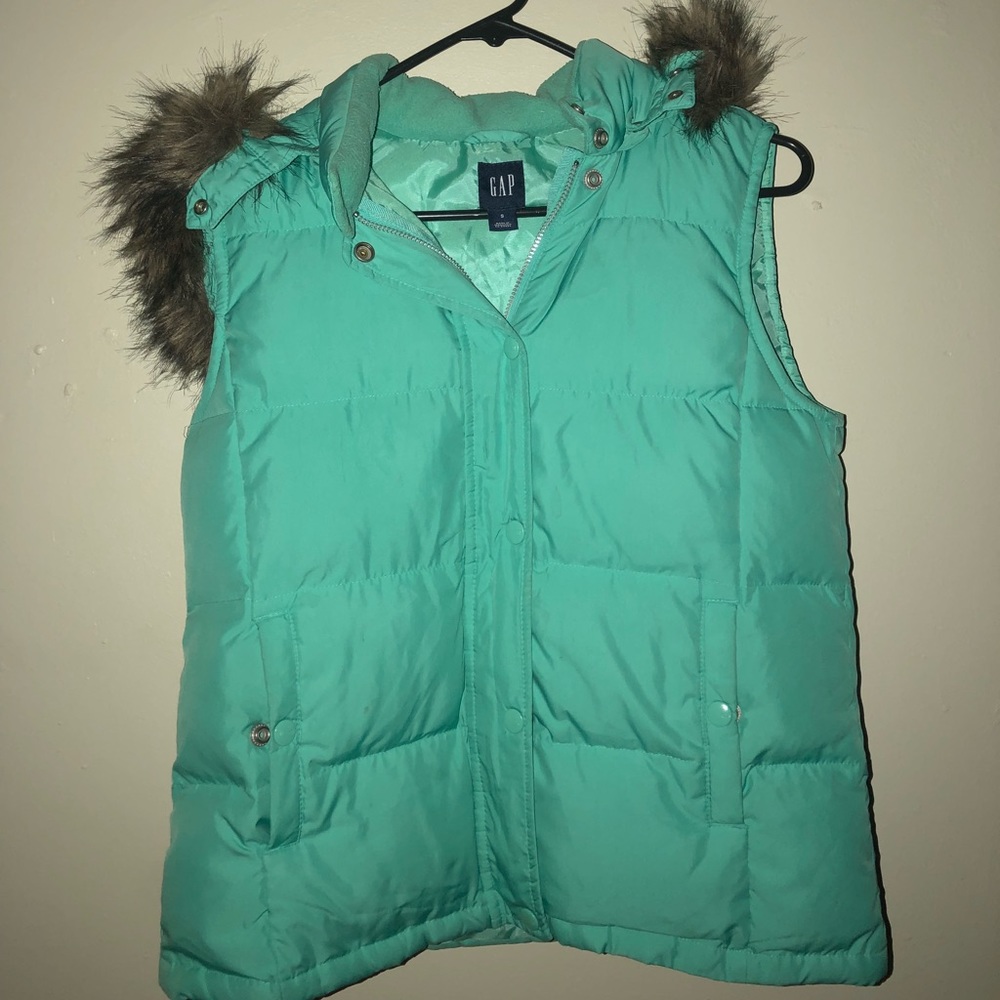 ‼️Mint Green GAP Jacket Vest‼️